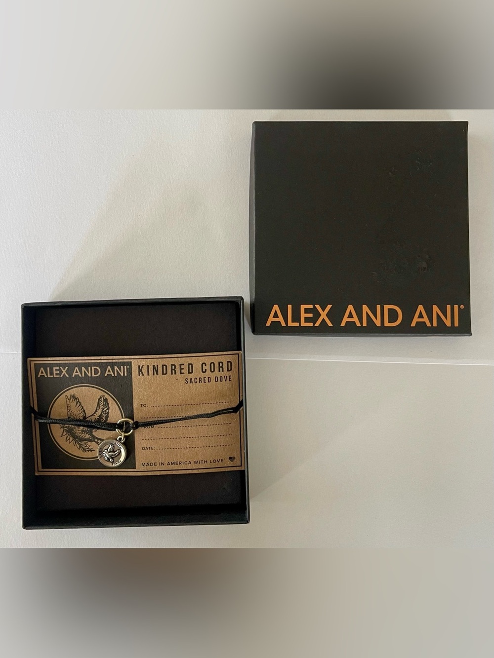 Alex and Ani Kindred Cord Dove Bracelet